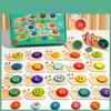 Juego de Rompecabezas de Alfabeto de Madera con Bloques Educativos Para Niños Aprendizaje y Desarrollo Cerebral