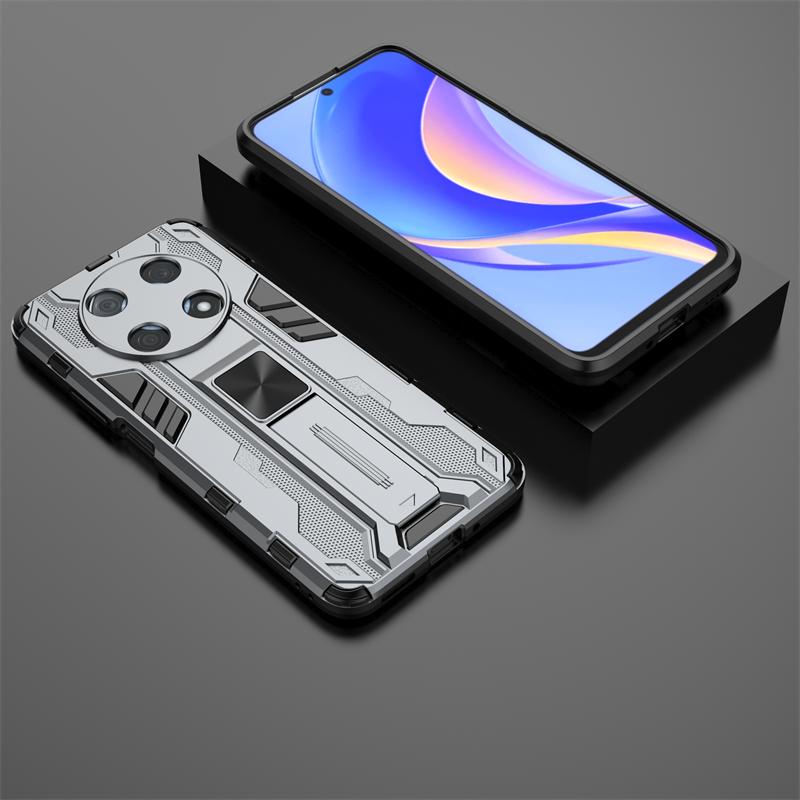 For Hauwei Nova Y90 Case Camera Protect Car Magnetic Stand Phone Case For Huawei Nova Y90 Y 90 90Y Armor Shockproof Back Cover