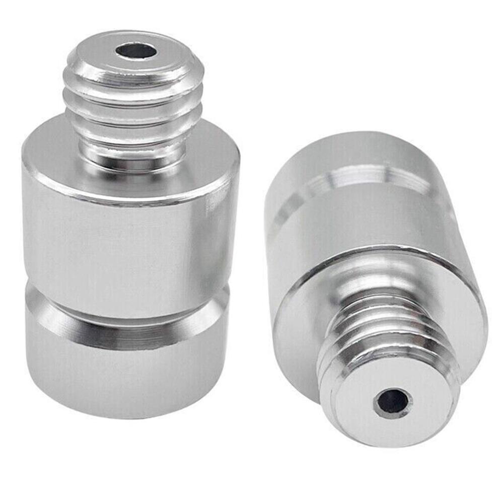 2Pack Aluminum GPS GNSS Adapter 5/8 Inch Male To Female Thread Suitable for Use with GPS Total Station and Survey Rods