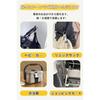 ClairGina Backpack Belt One-Touch Nylon Travel Convenience Goods Hands-Free Adjustable Bag Hook Business