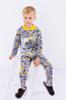 Boys’ Classic Pajama Set – Lightweight Cotton Knit & Button Detail, Any Season, 6077-002-33-4 HC