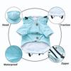 Spring/Summer Transparent Waterproof Raincoat for Small to Medium Dogs, Rainbow Design - Ideal for Teddy & Bichon Frise