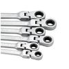 1PCS 8mm-17mm Fast And Labor-Saving Dual-Use Open-Ended Universal 72-Tooth Ratchet Wrench Movable Head Open Plummer