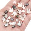 Natural Shell Rabbit Cat Head Beads For DIY Necklace Bracelet Earrings Jewelry Making