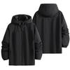 Men's Hooded Sports Jacket: Spring/Autumn Loose Fit, Outdoor Leisure, Windbreaker for Couples