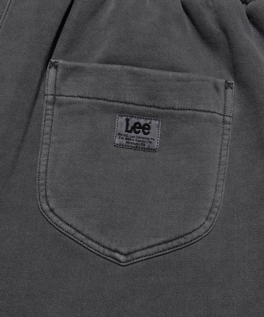 LEE Pigment-Dyed Capri Sweat Shorts Pigment Charcoal