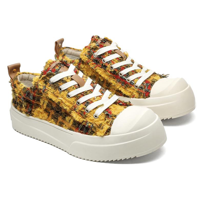 

Обувь на толстой подошве Бренд Модная Мужская Роскошная Коллекция Большие Размеры 38-46 Повседневный Досуг Бизнес Офис Вечеринка Качество Новинка 44 жёлтый