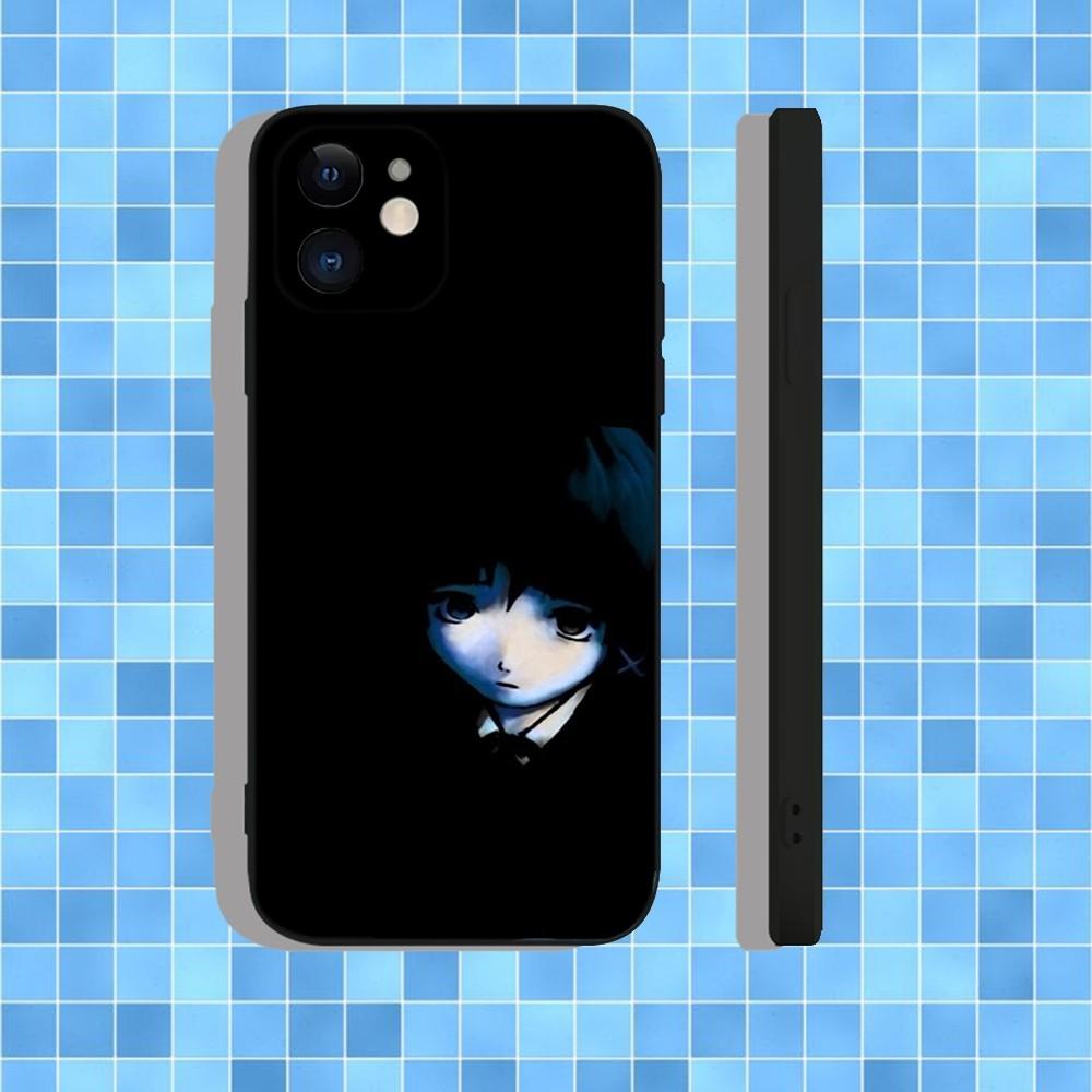 Serial Experiments Lain  Phone Case For iPhone 16,15,14,13,12,11,Pro,Max,Plus,X,XS,XR,SE,8,7,Mini,Soft Silicone Black Case