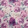 Cotton Flex Dark Magenta Fabric Floral Diy Clothing Quilting Fabric Print Fabric By Yard 40 Inch