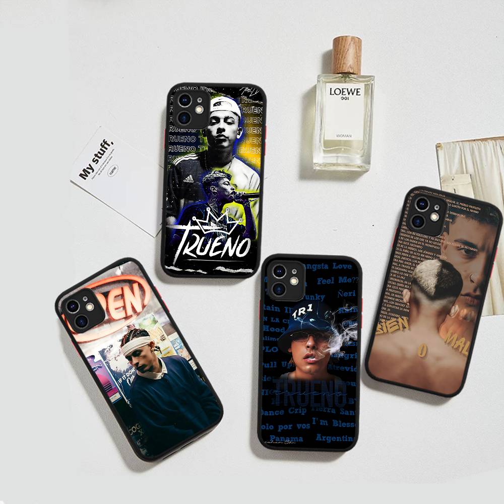 Trueno Rapper For IPhone 16 15 14 11 12 13 Pro Max Plus X XS MAX Matte Soft Back Phone Cover Case