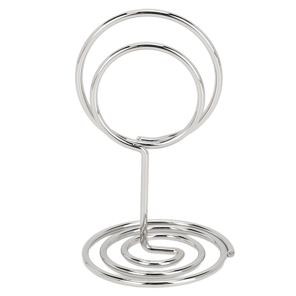 30pcs Table Number Clip Small Decorative Metal Wire Desk Card Holder Stand for Picture Note Wedding Party