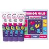 VUCA Junior Mild Breath Care Vegan Toothpaste Grape Flavor 110g (4 Pack) + 1 Junior Vegan Strawberry Free