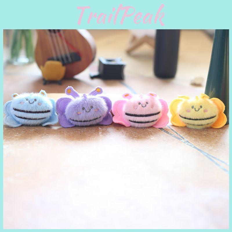 Petite Bee Plush Keychain Stuffed Animal Toy With Filling For Childrens Gift