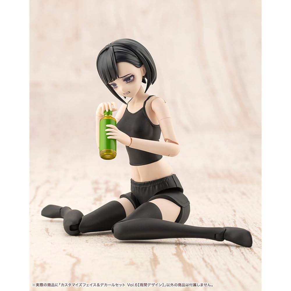 Kotobukiya Chitocerium Custom Face & Decal Set Volume 6 Rain Design 1/10 Scale Model Approximately 18mm Height