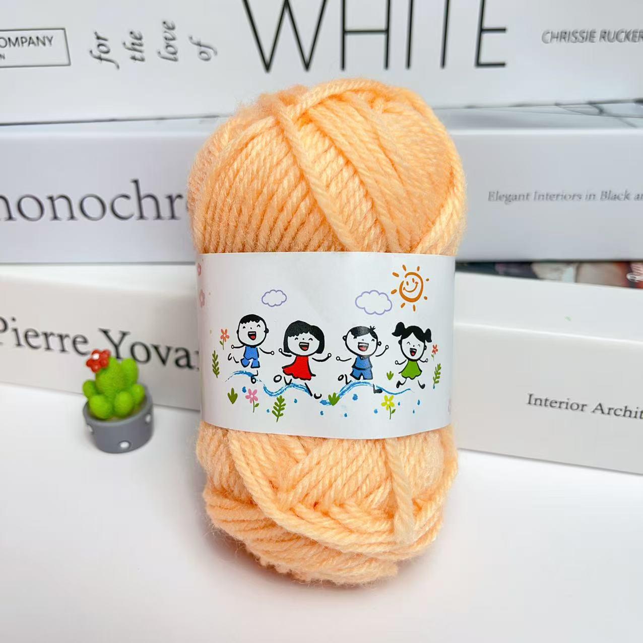 

Набор из 12 цветов пряжи для детского DIY-плетения и художественных проектов