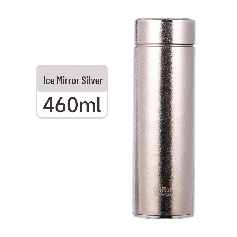 Shimizu Pure Titanium Insulated Tea Infuser Bottle