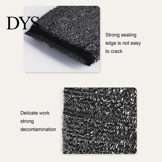Grime Cleaning Cloth 6Pcs Stainless Steel Wire Dish Cookware Non-abrasive Sponge Wipes Dirt All-Purpose Scrub Pads Heavy-duty Kitchen Sponges Grease