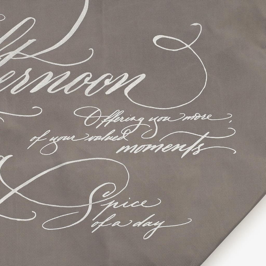 [Afternoon Tea Living] AfternoonTea LIVING Eco Bag/Shopping Bag HP85 Logo Shopping Wrap Bag/Veronica Halim Gray