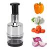 Stainless Steel Onion Chopper Manual Pressed Fruit Dicer Garlic Presser  Ingredients Mixer