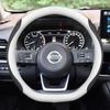 Car Steering Wheel Cover for Nissan Patrol Y63 Qashqai Juke Sentra Frontier Versa Kicks Ariya X Trail T33 2025 2026 Accessories