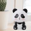 3inch Nodding Panda Ornament White Light Operated Panda Decor  Office Desk Figurine