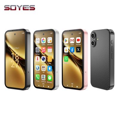 Soyes Q333 Mini Smartphone 3.97inches HD Quad Core MT6762 RAM 4GB ROM 64GB 5MP+8MP Camera WIFI Bluetooth 5.0 Dual SIM Android Small Phone