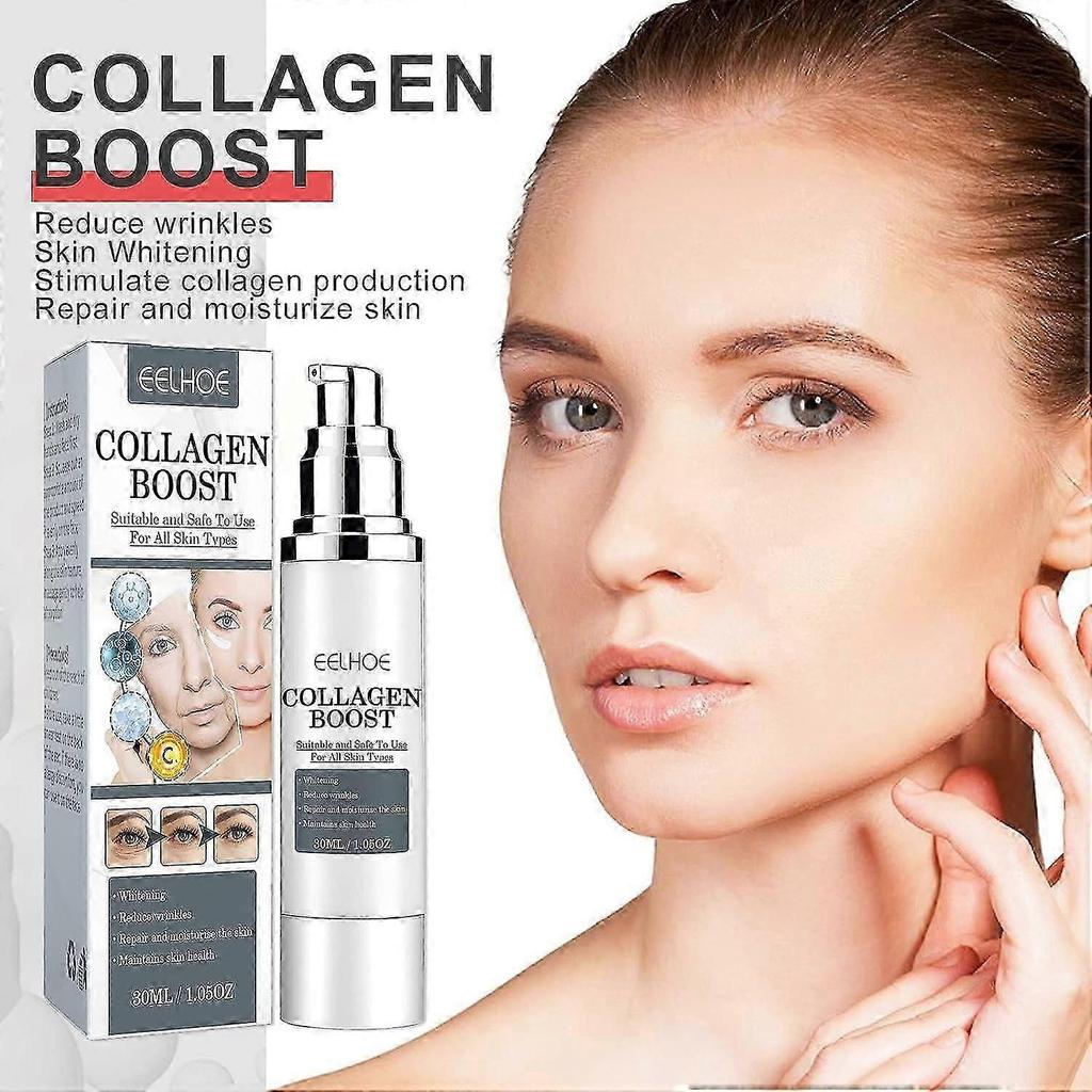3 Pcs Collagen Boost Anti-Ageing Serum, 30ml Anti-Ageing Serum, Anti-Wrinkle Serum, Collagen Booster for Face