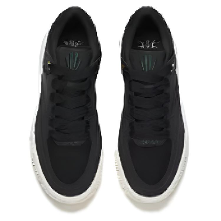 Anta Hélà CODE Low top Skateboard Shoes Men's Black White 112611804-3