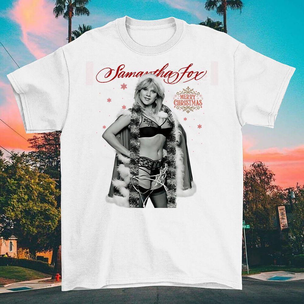 

Samantha Fox Merry Christmas Gift Unisex Cotton Classic T-shirt All Sizes Unisex T-Shirt XXL