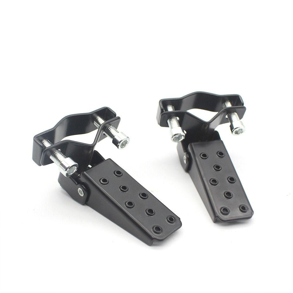 25-38mm Foldable Motorcycle Foot Pegs Motorbike Footrests Shock-absorbing Pedals Foot Pegs