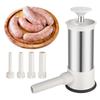 Stainless Steel Sausage Maker Press Type Meat Ball Mold Practical Sausage Filler  Home