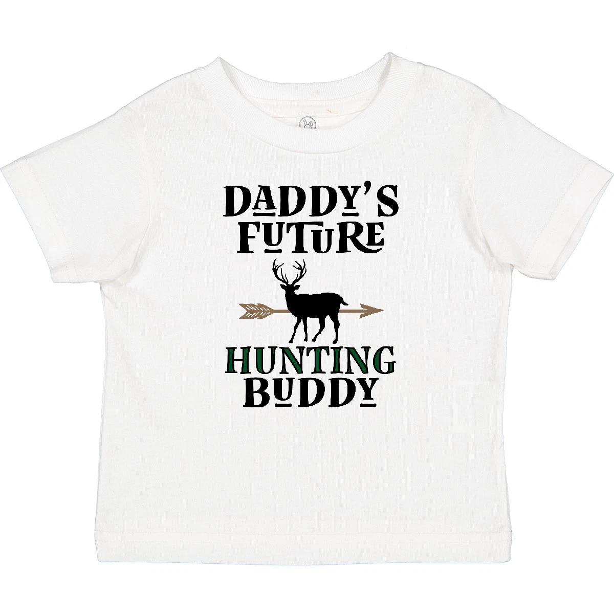 Inktastic Daddy Future Hunting Buddy Baby T-Shirt Bowhunting Hunter Childs Cute 100