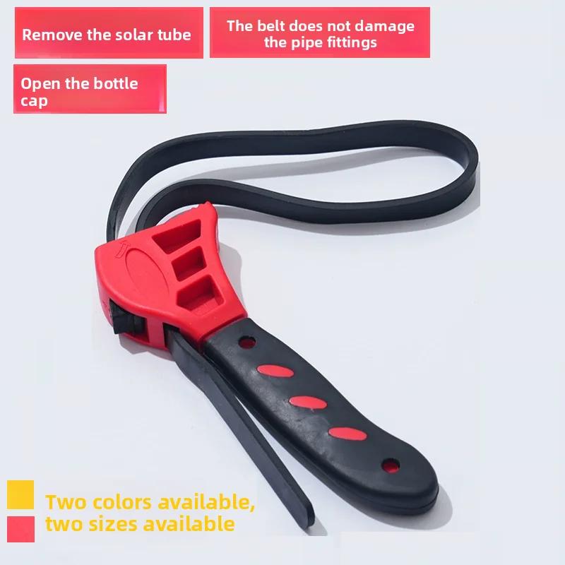 Multifunction Universal Rubber Strap Wrench Tool Heavy Duty for Car Repair Oil Filter Removal Bottle Opening DIY Wood Craft