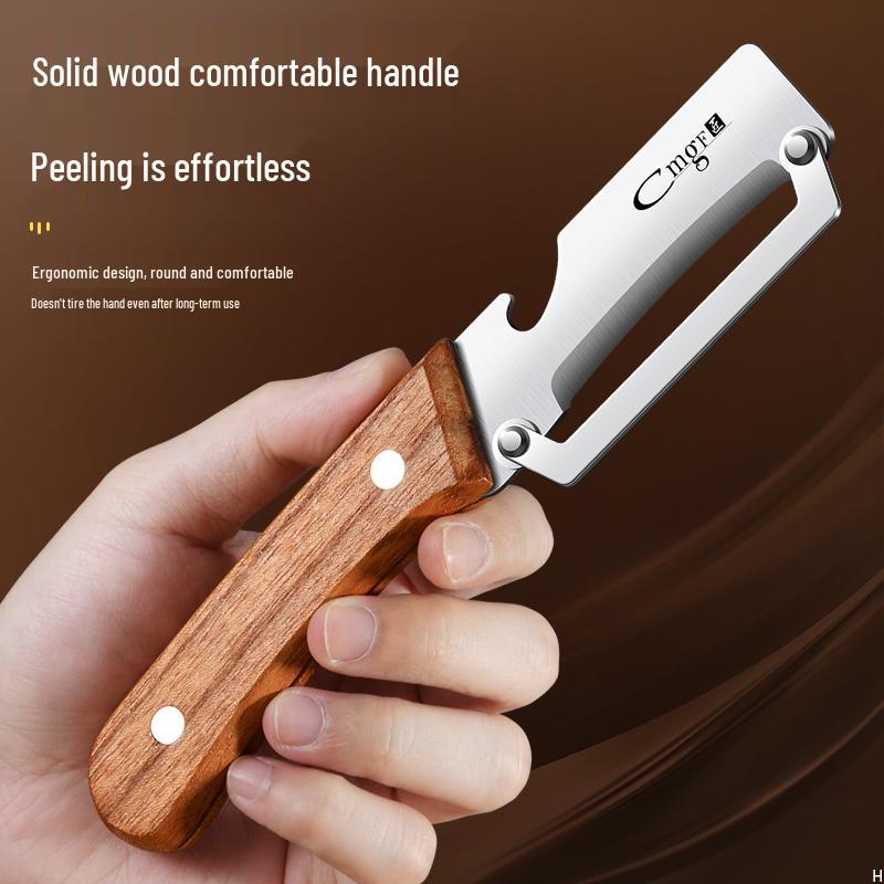 Stainless Steel Sugar Cane Peeler: Commercial-Grade Tool for Peeling Pumpkins and Lettuce