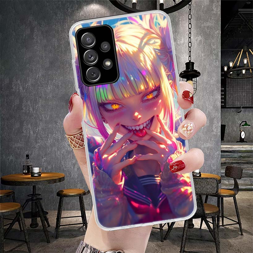 Himiko Toga My Hero Fashion Soft Phone Case For Samsung Galaxy A12 A22 A32 A52 A72 A02S A51 A50S A71 A70 A31 A20S Note 20 Ultra