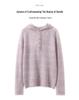 Women's 100% Cashmere Hooded Sweater - Autumn/Winter 2026 Collection - Loose Slimming Knit Pullover Base Layer