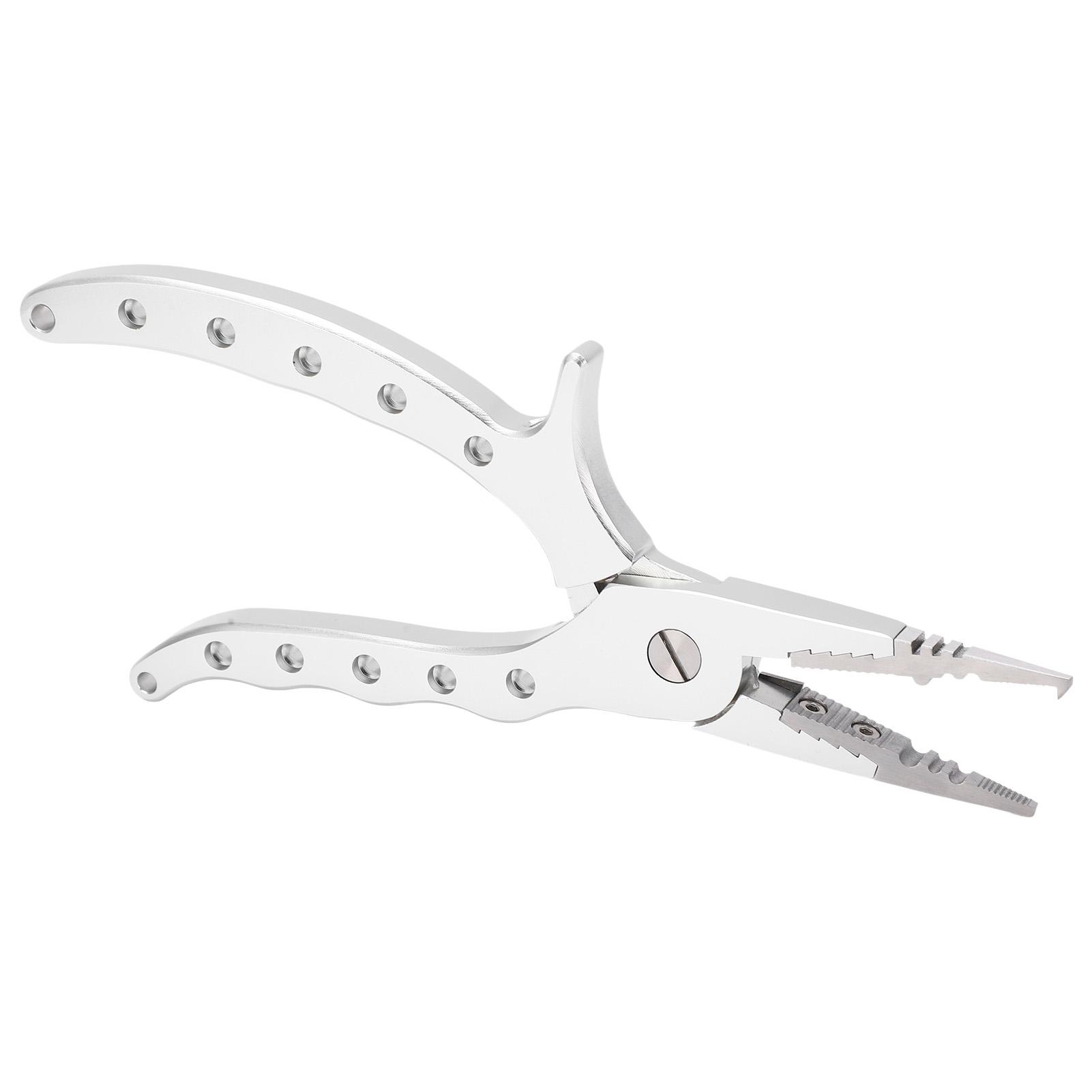 Saltwater Fishing Pliers Ergonomic Handle Aluminium Alloy Corrosion Resistant Aluminum Fishing Pliers