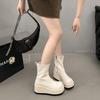 Thick-soled Round-head Martin Boots Women's Summer New Simple Temperament Short Boots