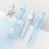 4PCS Ergonomic Handle Gel Inks Pen Refillable Retractable Gel Pen with Plastic Clip 0.5MM Black Inks for Office School