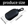 Multifunctional Keychain Wallet For Car Key Make Of Soft PU Leather Prevents Scratches On Key Fob Key Bag Organizer