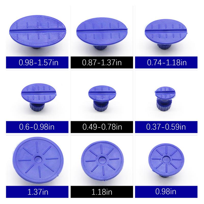 Car Dent Repair Tool Dent Removal Kit T-Bar Auto Dent Puller With Suction Cups Dent Lifter Puller Car Dent Repair Dent Remover