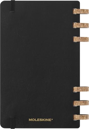 Moleskine 2026 Planner, 12-Month Spiral Diary, Large Size (13cm X 21cm), Soft Cover, Black, DSSPB12AMWH3Y26, Starting In January