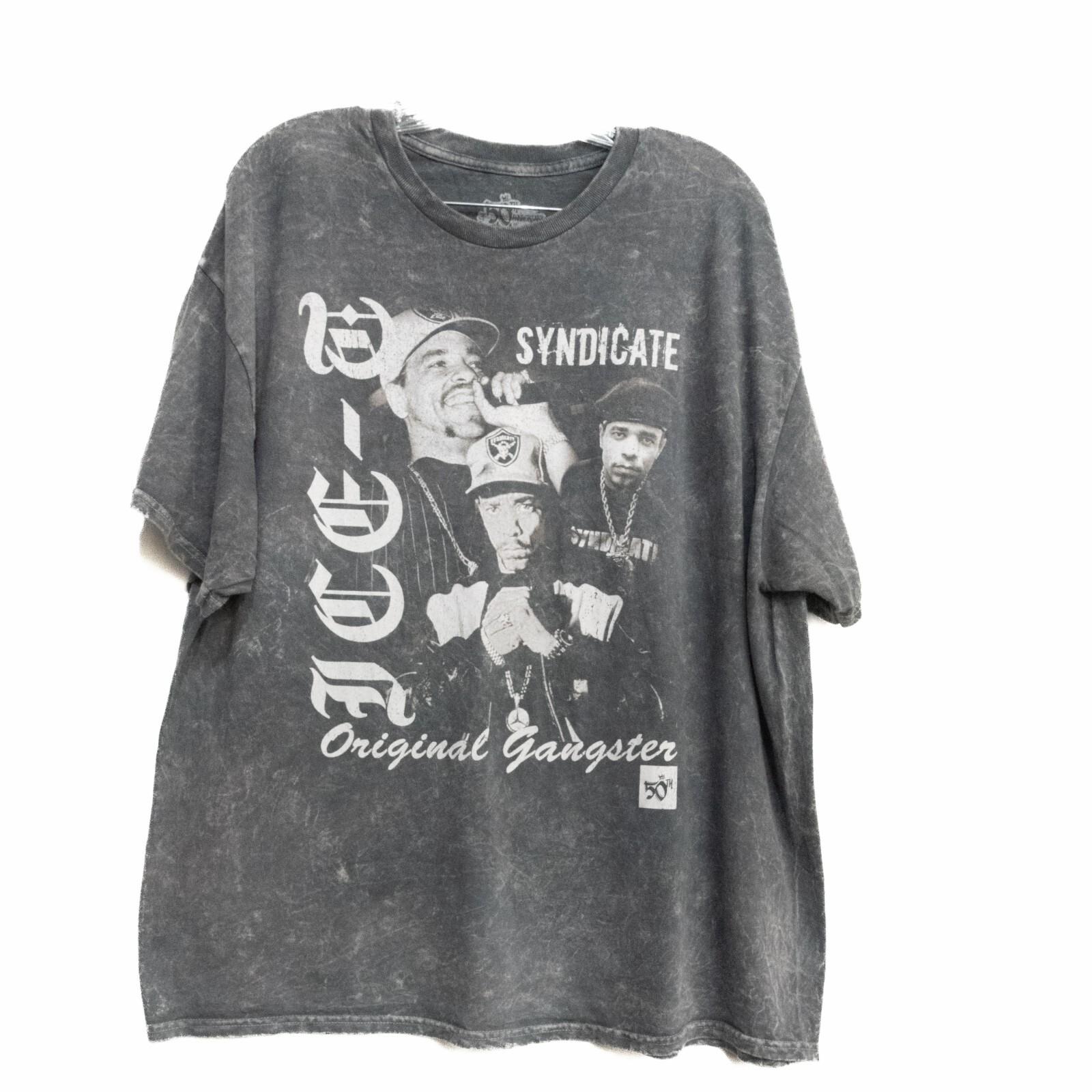The 50th Anniversary of Hip Hop Men Gray T Shirt Graphic Print Short Sleeve XXXL XXXL