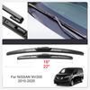 2PCS Car Blade Windshield Rubber Wiper For NISSAN Altima ARIYA JUKE LEAF MARCH MICRA NOTE NV200 SENTRA VERSA Auto Accessories