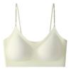 Ultra-thin ice silk seamless underwear women's non-empty cup sexy letters with beautiful back jelly no steel ring bra comfortable small chest