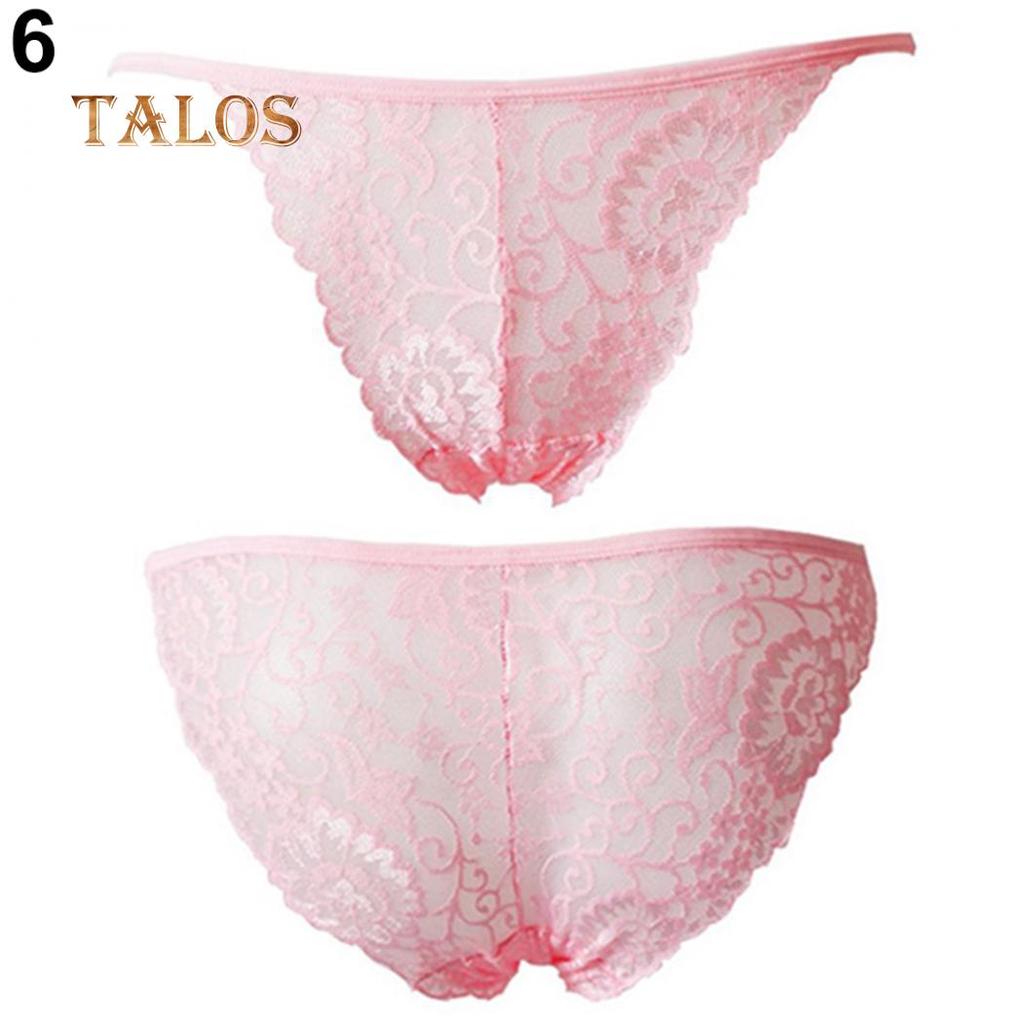 Talos Women's Sexy Lace G-string See Through Briefs Panties Thongs Underwear Knickers