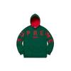 Supreme FW19 Woche 1 Spread Logo Kapuzenpullover 'Grün' Herren SUP-FW19-040
