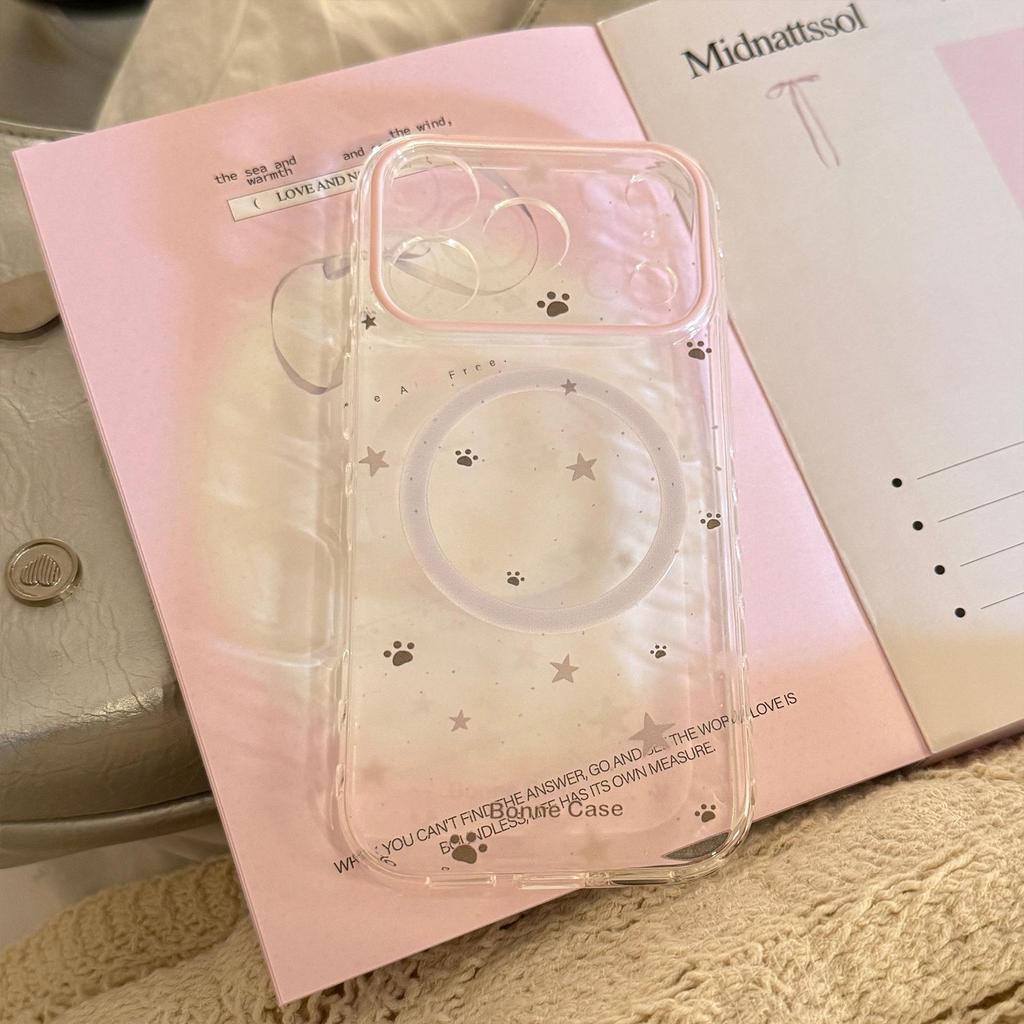 Cute White Puppy Magnetic Phone Case for iPhone 16, iPhone 17, and iPhone 17 Pro Max