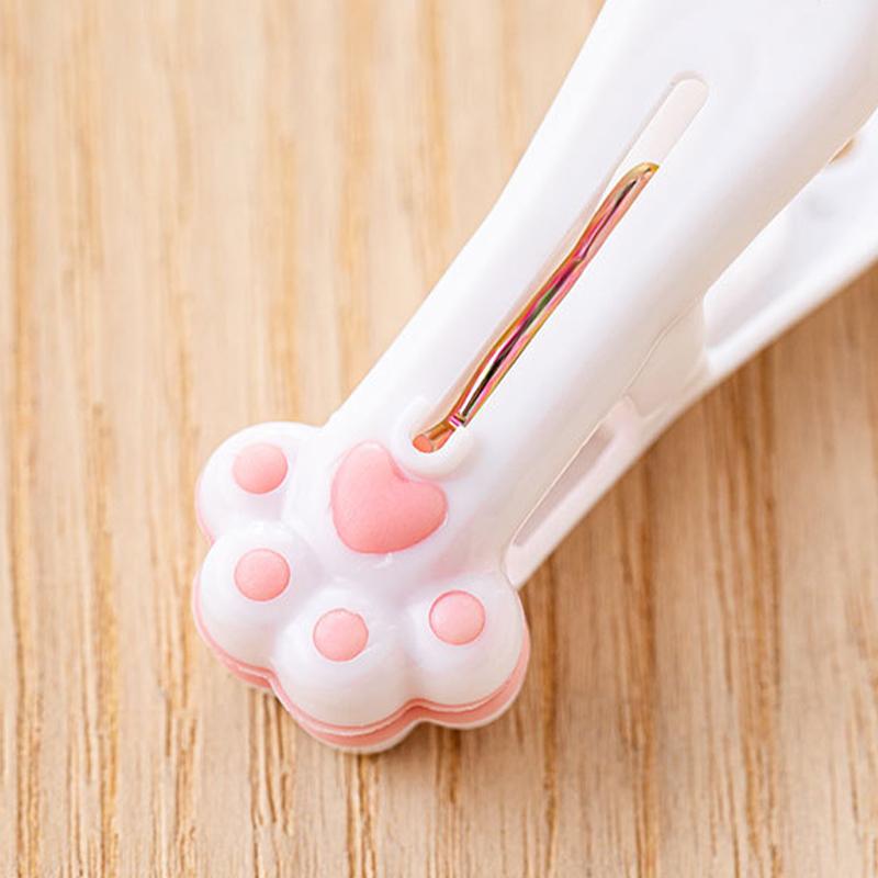 12pcs Creative Cat Claw Clothespin Windproof Clothes Pegs Cute Underwear Socks Clips Multifunctional Laundry Hanging Clips
