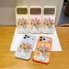 Hot-selling Atmosphere Oil Painting Vase Rose Mobile Phone Case iPhone11PM Liquid Silicone Anti-drop Protective Case